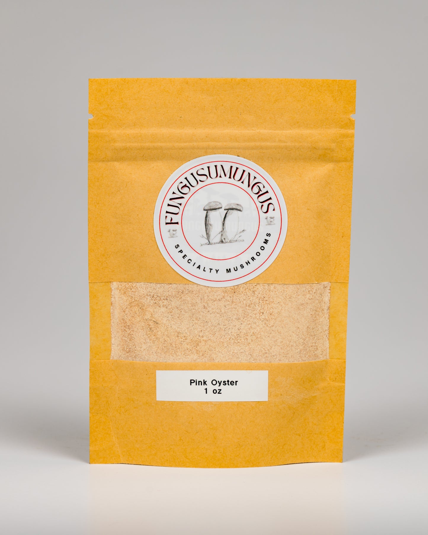 pink oyster mushroom powder fine texture