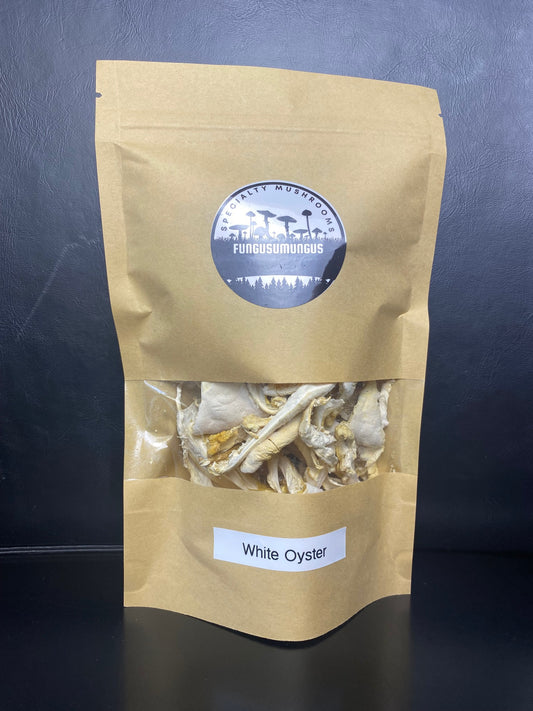 Dried White Oyster Mushrooms